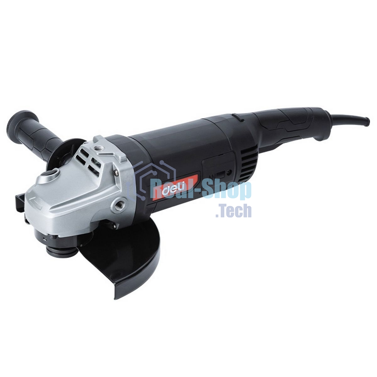 Угловая шлифовальная машина Deli DE-JM230-2E (2400Вт, 230мм, 6400об/мин, картон)