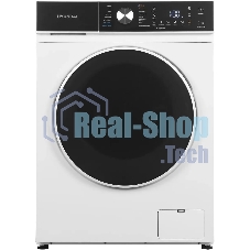 Стиральная машина Hyundai WFD8216 белый, загрузка фронтальная 8/5 кг (с сушкой), 1200 об/мин, класс: A+++
