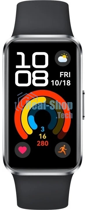 Фитнес-браслет Huawei Band 10 Aluminium NRA-B29 черный 55020FCP