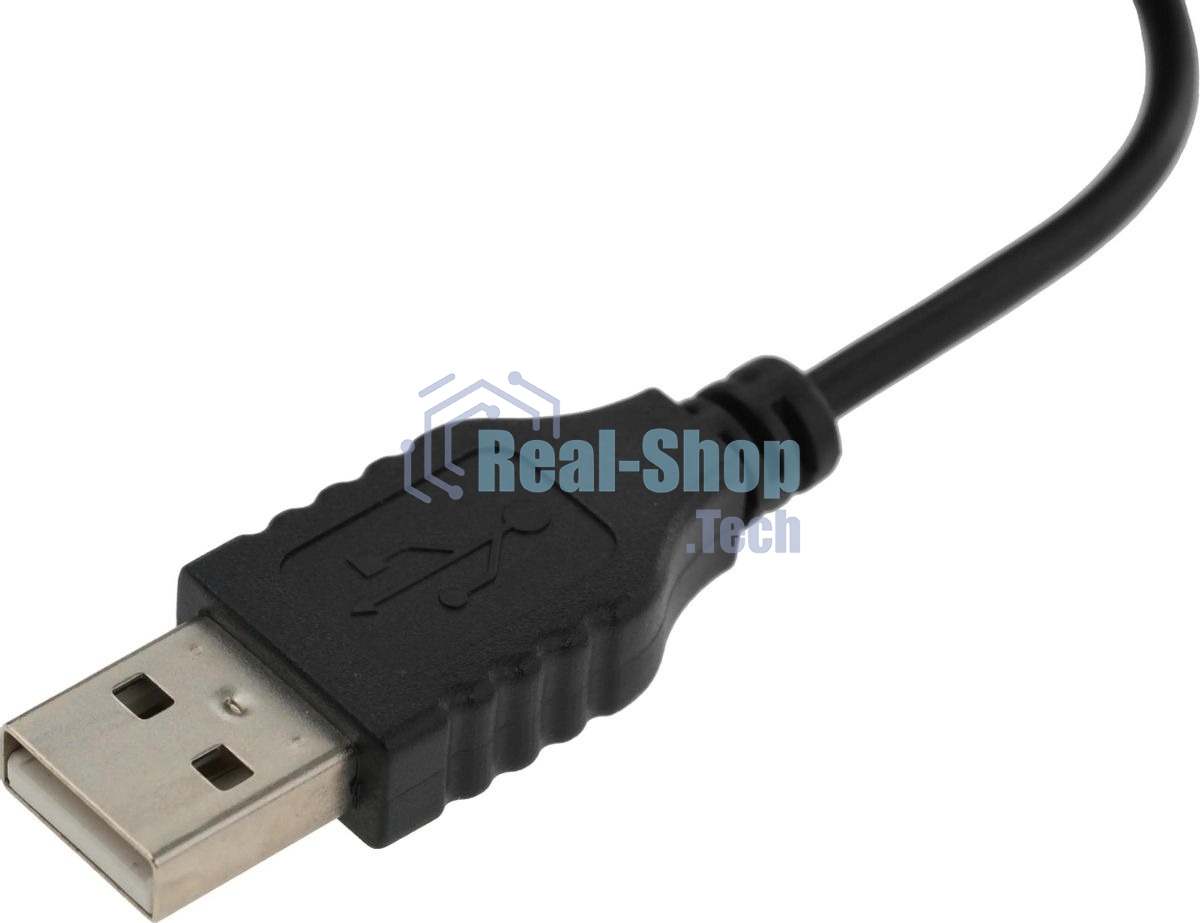 Мышь проводная Logitech B100 черный, 1000 dpi, USB, кнопки - 3