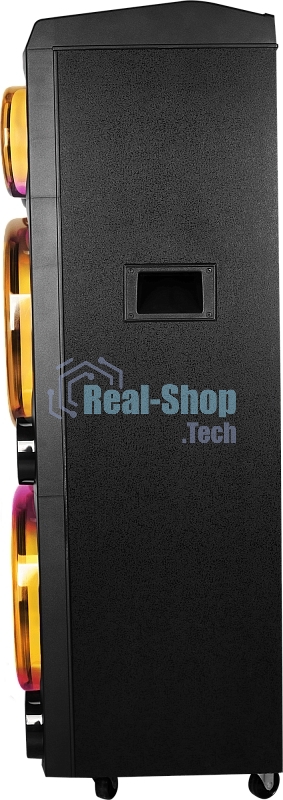 Колонка портативная Ural 23 черный 2000W 1.1 BT/3.5Jack/USB-C 15м 7000mAh (УРАЛ МОЛОТ 23)