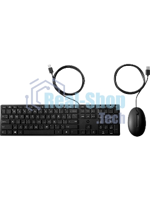 Комплект клавиатура+мышь HP 320MK проводной, USB, чёрный