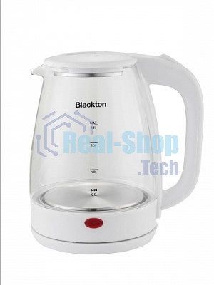 Электрочайник Blackton Bt KT100G белый, 1.7 л, 1500 Вт, скрытый нагревательный элемент