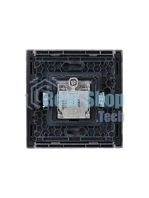Розетка двойная TV+SAT IEK FORTE&PIANO FP538 сталь