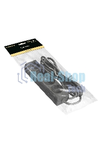 Удлинитель ExeGate ECE-4-1.8B (EX285810RUS), черный, 1.8 м, Евровилка с заземлением, 4 евророзетки с заземлением, 2200 Вт