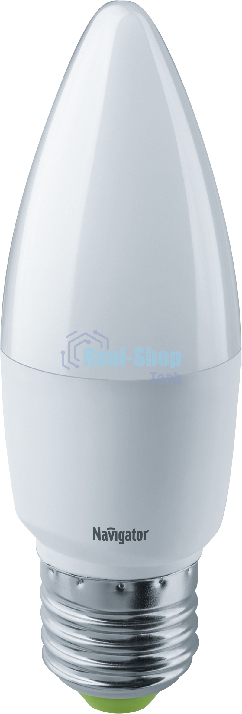 Лампа светодиодная Navigator NLL-C37-7-230-2.7K-E27-FR 7 Вт свеча 2700К теплый белый E27 525 лм 176-264В
