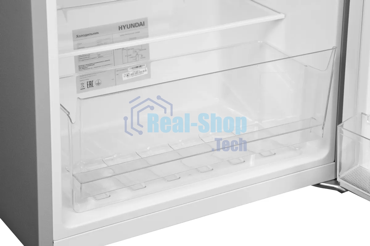 Холодильник Hyundai CO15051A серебристый однокамерный 101/14л морозилка сверху