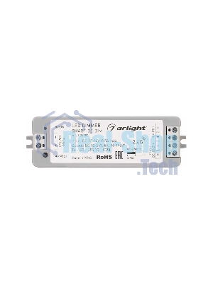 Диммер SMART-D3-DIM (12-24V, 8A, 2.4G) (IP20 Пластик, 5 лет)