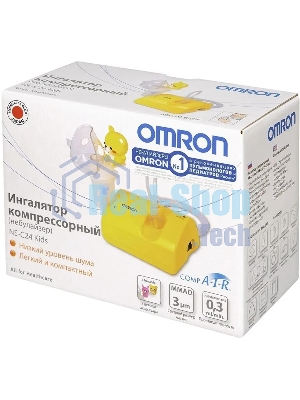 Ингалятор OMRON NE-C24 Kids компрессорный, детский, желтый