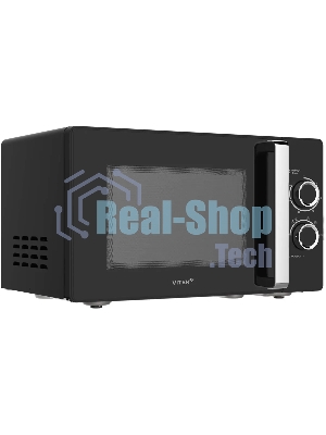 Микроволновая печь Vitek VT-MW1225 черный/хром, 25 л, 900 Вт, переключатели - поворотный механизм