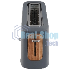 Тостер TESLER TT-140 серый, 980 Вт, 1 слот