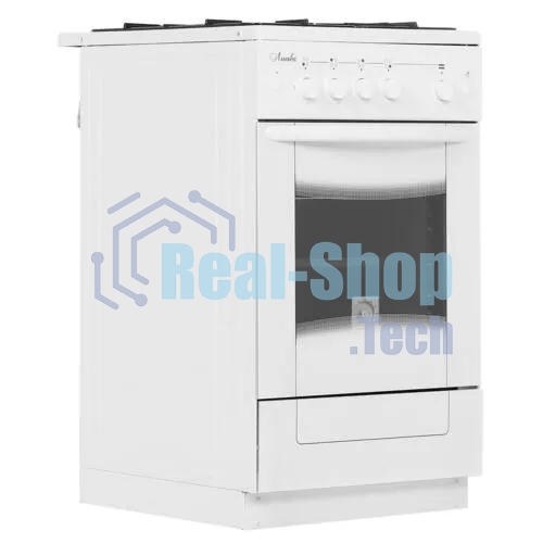 Плита газовая Лысьва ГП 400 М2С-2У белый, конфорок 4 шт, духовка 51 л, 50 см x 84 см x 60 см