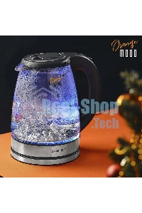 Чайник электрический Scarlett SC-EK27G36 1.8л. 1800Вт черный (корпус: стекло)