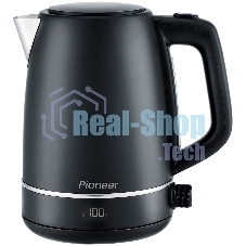 Чайник электрический Pioneer KE568M 2200 Вт, 1.7 л, черный