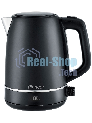 Чайник электрический Pioneer KE568M 2200 Вт, 1.7 л, черный