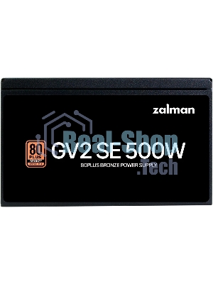 Блок питания Zalman ZM500-GV2SE, 500Вт, 80 PLUS Bronze, 120мм, черный