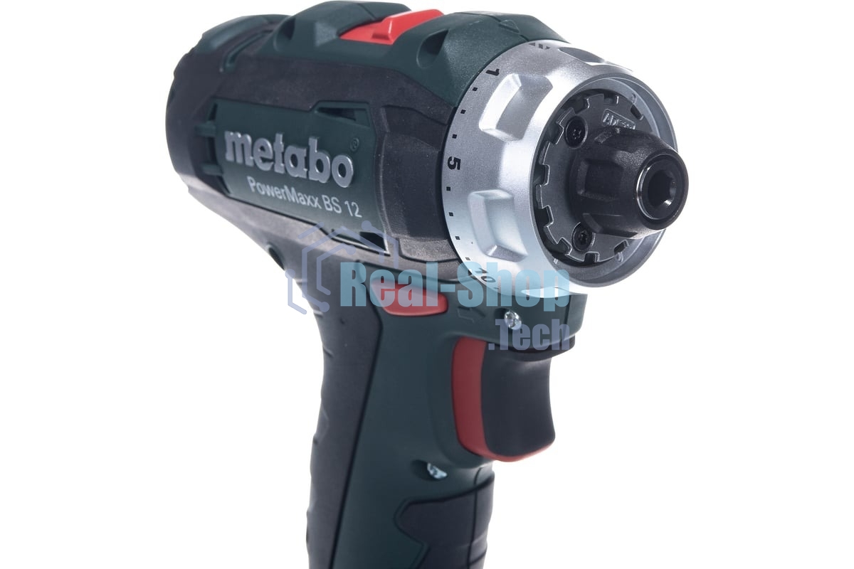 Дрель-шуруповерт Metabo PowerMaxx BS 12 6010365000, 12 В, 2 Ач, 40 Нм, щеточный