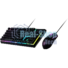 Комплект клавиатура+мышь Cooler Master MS110 проводной, USB, 3200 DPI, чёрный