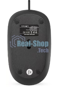 Мышь проводная Crown CMM-128 черный, 1000 dpi, USB, кнопки - 2