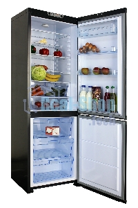 Холодильник ОРСК 174 G графит двухкамерный 220/120л морозилка снизу