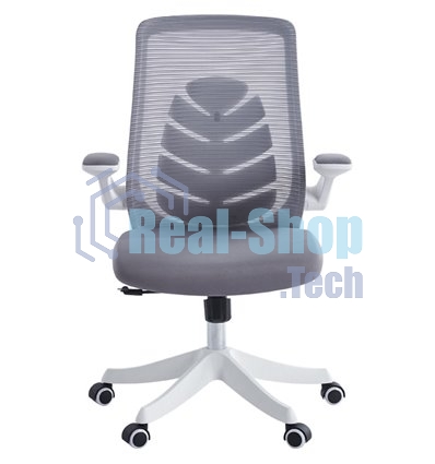 Кресло офисное для оператора Chairman CH565 серый, белый пластик