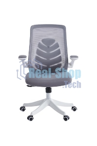 Кресло офисное для оператора Chairman CH565 серый, белый пластик