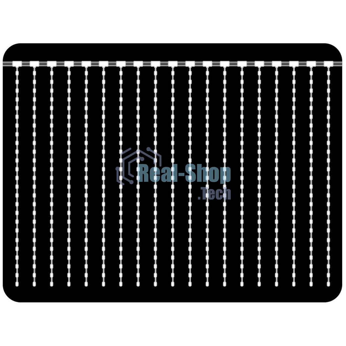 Умная штора-гирлянда Yeelight, 475 ламп, 1,5м x2м/RGbIC+ BLE/YLYDD-0053