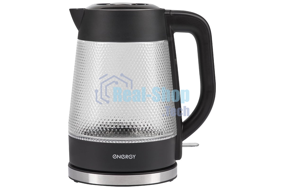 Чайник электрический Energy E-223 1.8л, рифленое стекло, черный