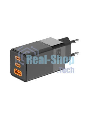 Сетевое зарядное устройство Rexant USB-A и 2 USB-C, 65Вт