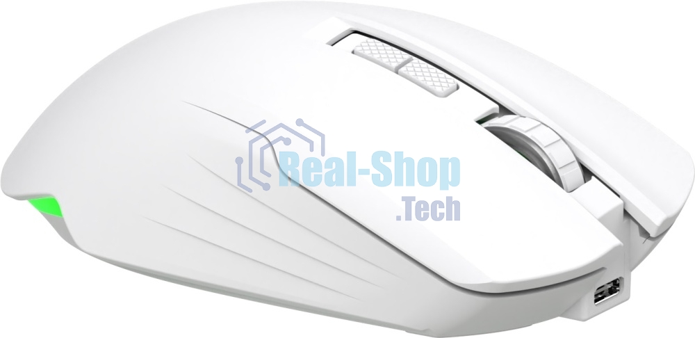 Мышь беспроводная/проводная Defender Whisper GM-209 белый, 7200 dpi, радиоканал, Bluetooth, USB, кнопки - 8