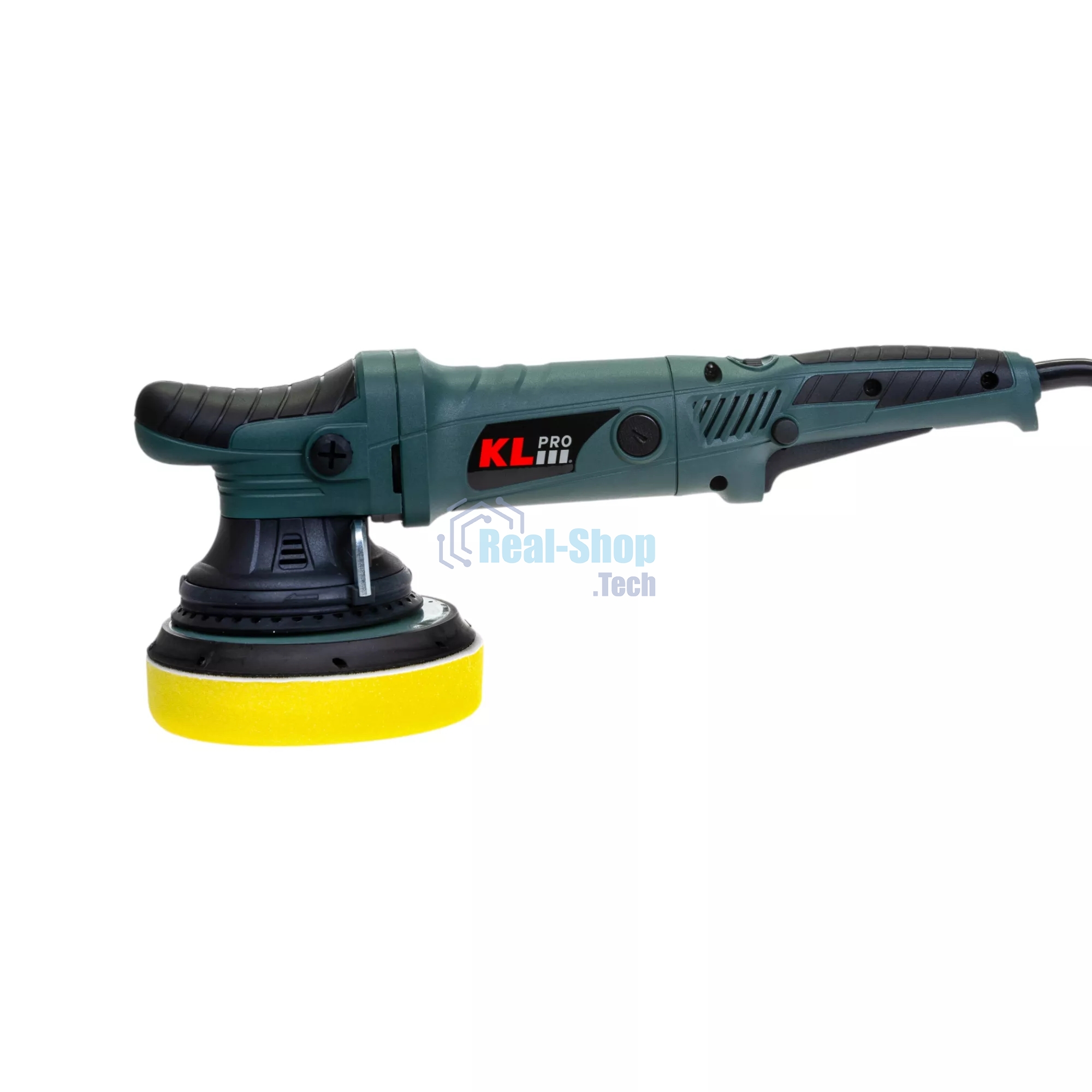 Профессиональная полировальная угловая машина KLPRO KLPJ7171 (720вт, 5000 об/мин, 150мм, орбитальное вращение)