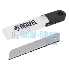 Лезвия Denzel 18 мм, сталь SK5 - 0,6 мм, усиленные, 5 шт.