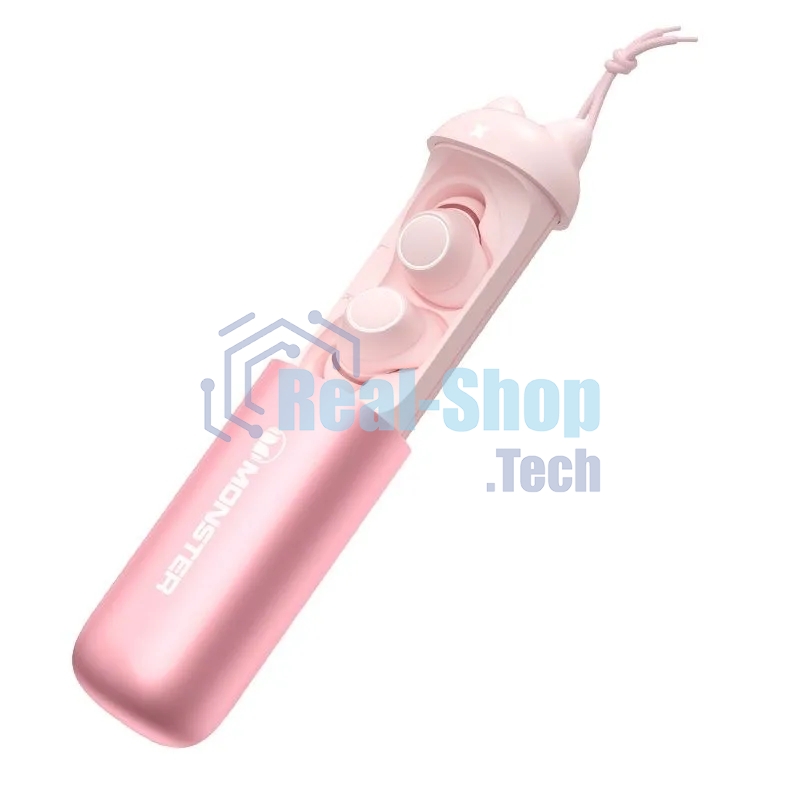 Наушники беспроводные MONSTER Melody розовые