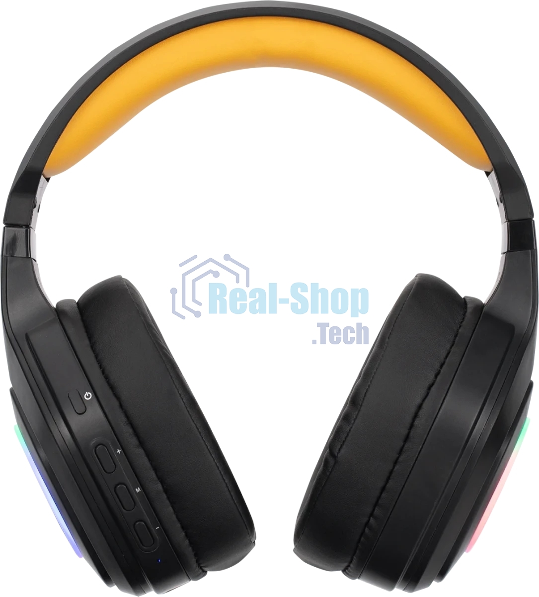 Гарнитура MARVO HG9084W Pulz 80W чёрный, беспроводная + проводная, радиоканал, до 50 ч, подсветка, совместимость с PS5, Xbox