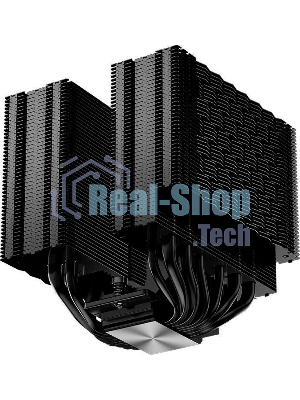 Кулер для процессора PCCooler RZ820 Display BK (290W, 4-pin PWM, LED, 169mm, Al/Cu, 8x6mm, 1x140mm + 1x150mm, 71.9/78.7CFM, 27.1/35.8dBA, 1500/2500RPM, S: 1851/1700/1200/115X/20XX, AM5/AM4, black)