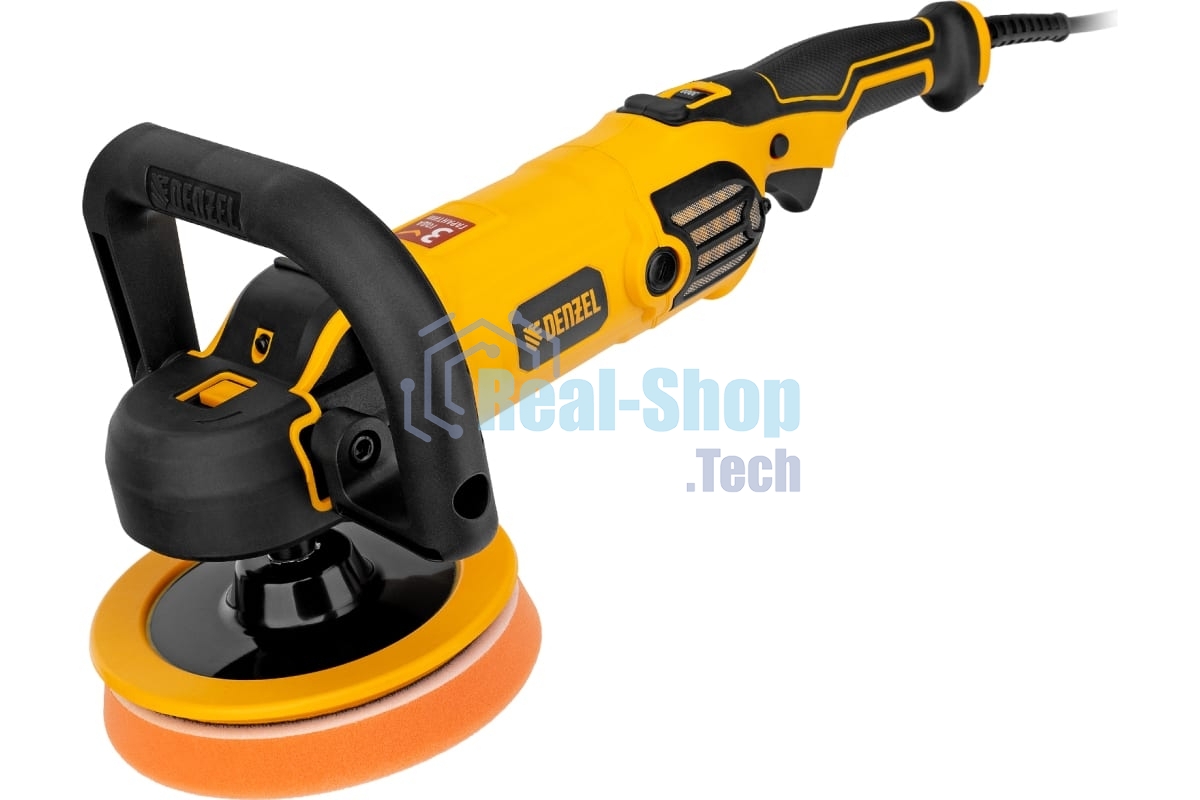 Машина полировальная Denzel CP-180, 1400 Вт, 180 мм, 0-3000 об/мин