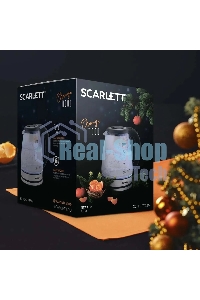 Чайник электрический Scarlett SC-EK27G36 1.8л. 1800Вт черный (корпус: стекло)