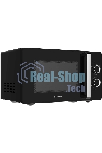 Микроволновая печь Hyundai HYM-M2012 черный/хром, 23 л, 800 Вт, переключатели - поворотный механизм