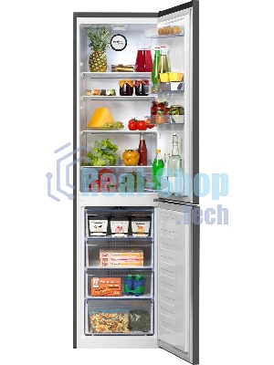Холодильник Beko B1RCNK332G серый двухкамерный 200/100л морозилка снизу, No Frost