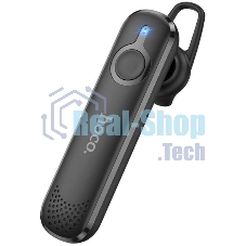 Моно-гарнитура Hoco E63 черный, внутриканальный (моно), Bluetooth, заушное крепление, до 10 ч