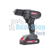 Дрель-шуруповерт Победа ДА-20/1 Ли, 20 В, 2,2 Ач, 38 Нм, щеточный