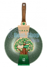 Сковорода вок 26 НЕВА МЕТАЛЛ ПОСУДА EW3126 ECO WAY н/р