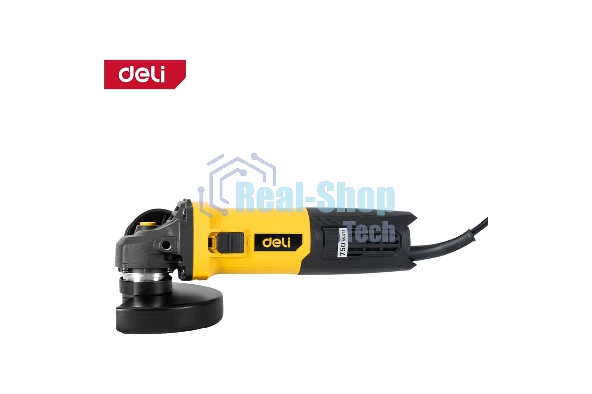 Угловая шлифовальная машина Deli DL-JM125-E2 (750Вт, 125мм, 12000об/мин, картон)