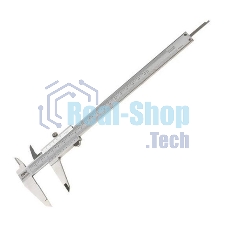 Штангенциркуль Deli DL92200C 200мм, нержавеющая сталь, метрическая/дюймовая шкала, кейс