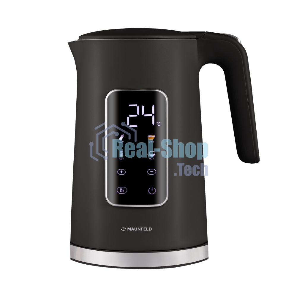Чайник электрический Maunfeld MGK-635DBK черный, 1,7 л, 2200 Вт