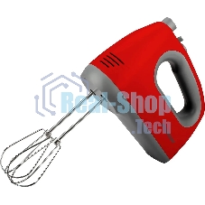 Миксер ручной Hyundai HYM-H4511 500Вт красный/серый