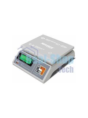 Весы фасовочные Mertech M-ER 326AFU-15.1 LCD (3060) белый, до 15 кг