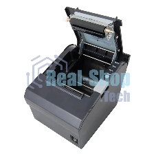 Чековый принтер Mertech MPRINT G80 прямая термопечать, 203 dpi, 250 мм/сек, Ethernet, RS-232, USB, Wi-Fi, черный