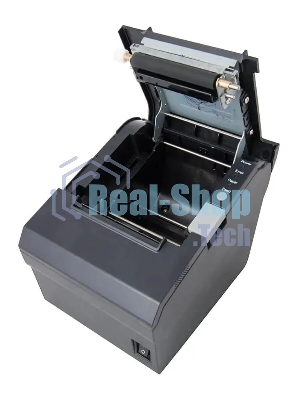 Чековый принтер Mertech MPRINT G80 прямая термопечать, 203 dpi, 250 мм/сек, Ethernet, RS-232, USB, Wi-Fi, черный