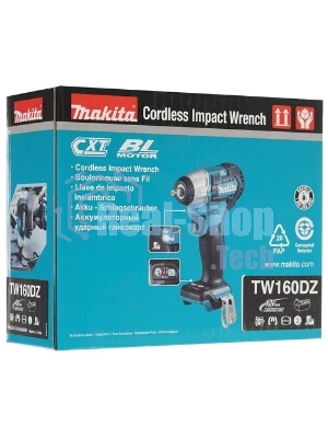Гайковерт Makita TW160DZ аккум. патрон:квад.3/8